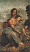 LEONARDO da Vinci Our Lady and St Anne Sweden oil painting artist